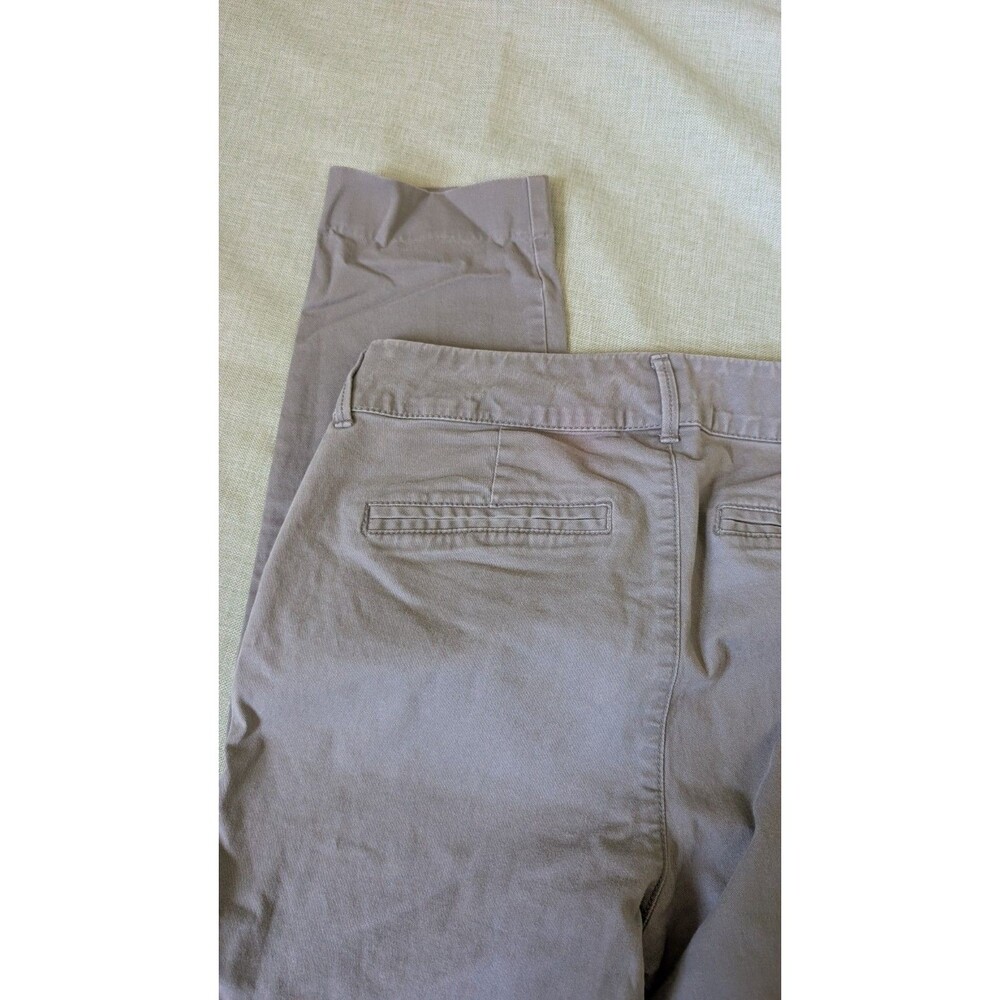 Old Navy Women's Pixie Pants Size 4 2-pack Gray and Floral Print Skinny Ankle - Picture 3 of 9
